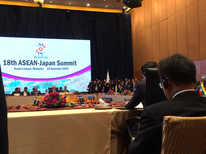 安倍総理のAPEC首脳会議、ASEAN関連首脳会議等に同行